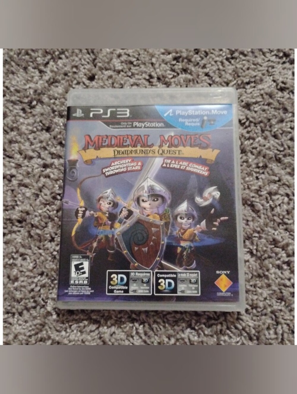 Medieval Moves: Deadmund's Quest - Sony PlayStation 3 (PS3) - Complete in Box (C